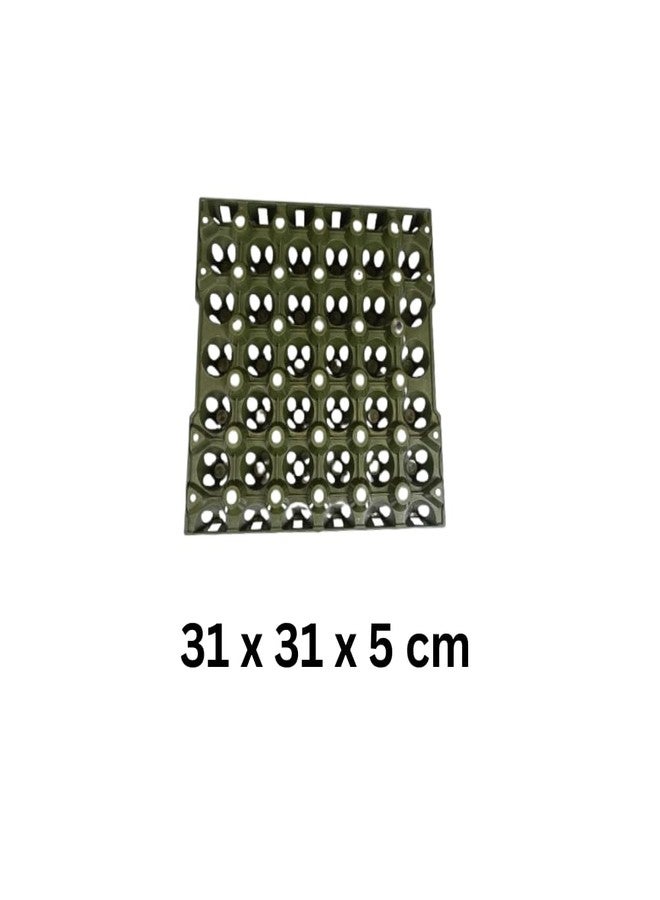Plastic Egg Trays For Storage With 30 Eggs Holder, Egg Carry For Incubator, Poultry Egg Tray(Pack of 1 Pc), Olive Green - Image 2