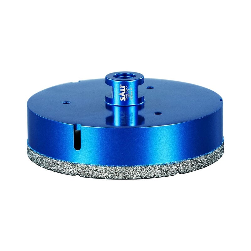 SALI Diamond Core Drill Bits 6 Inch 152mm Tile Hole Saws Vacuum Brazed Hole Saw with 5811 Thread for Glass Ceramic Porcelain Tiles Marble Brick Granite Quartz Fit Angle Grinders Drills
