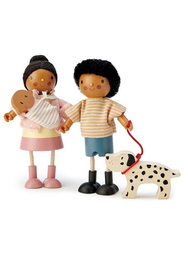 Tender Leaf Toys Mrs. Forrester And The Babydetailed Wooden Doll With Flexible Arms And Legs For Dollhouseencourage Creative And Imaginative Play For Childrenage 3+ - Image 2