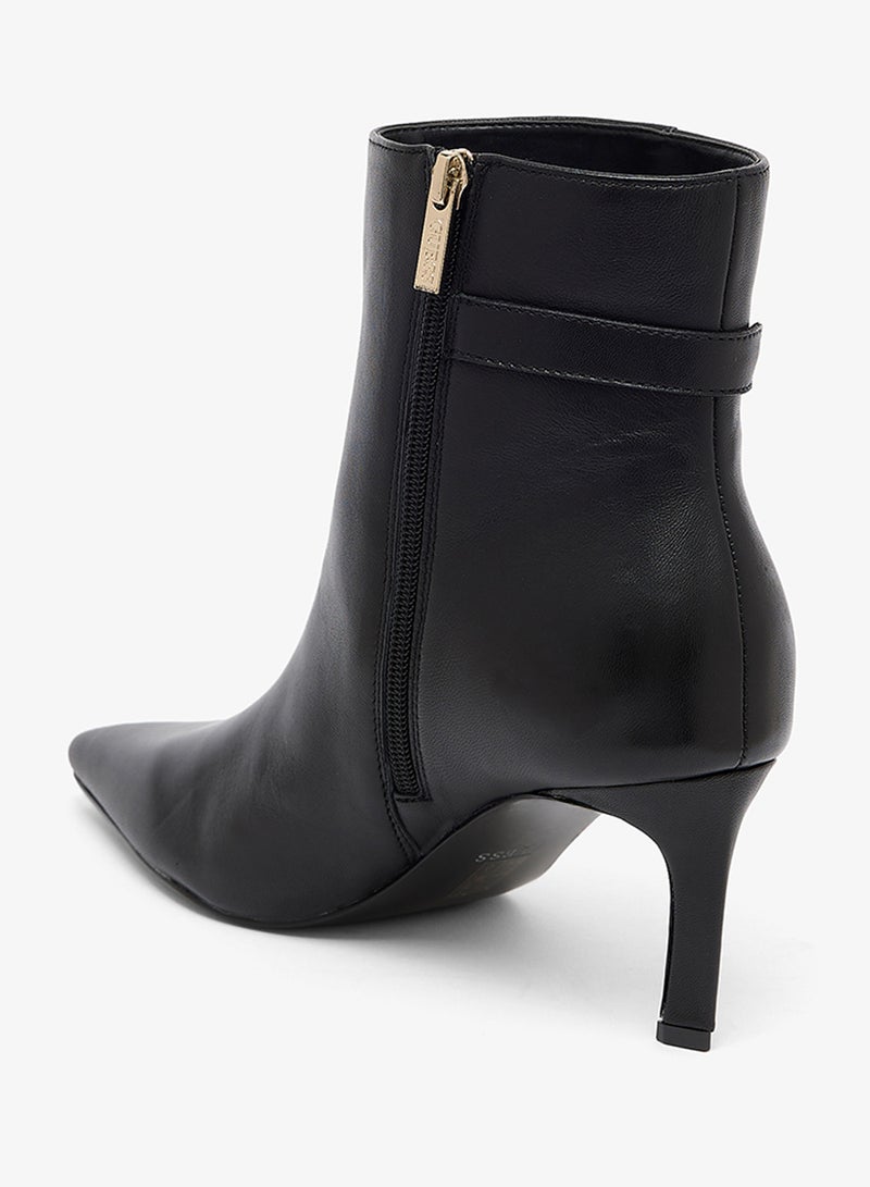 GUESS Leather stiletto boots PAISLIE - Image 3