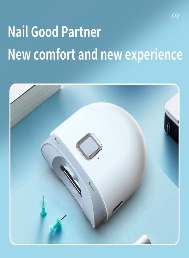 Kimee Baby Nail Trimmer New Born with Lights | Electric Nail Cutter 0-6 Months with Multiple Filer Heads Adjustment | New Born Baby Products, (NAIL TRIMMER) - Image 4