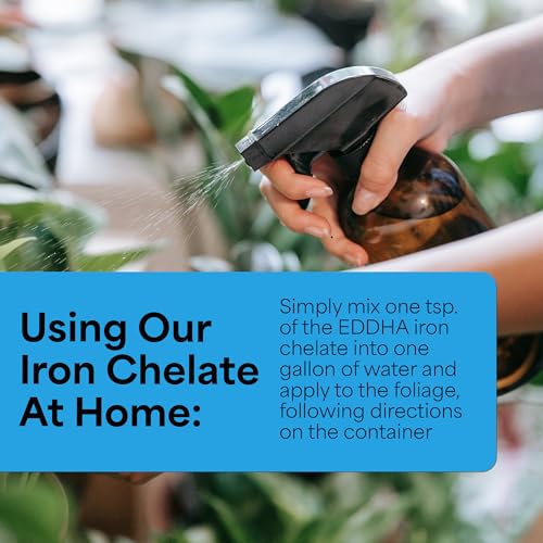 Grow More 0.2-0-0 EDDHA Iron Chelate for Greener Plants on Soils with pH of 7 or Above - 1lb of Water Soluble Chelated 6% Iron for Plants - Image 4