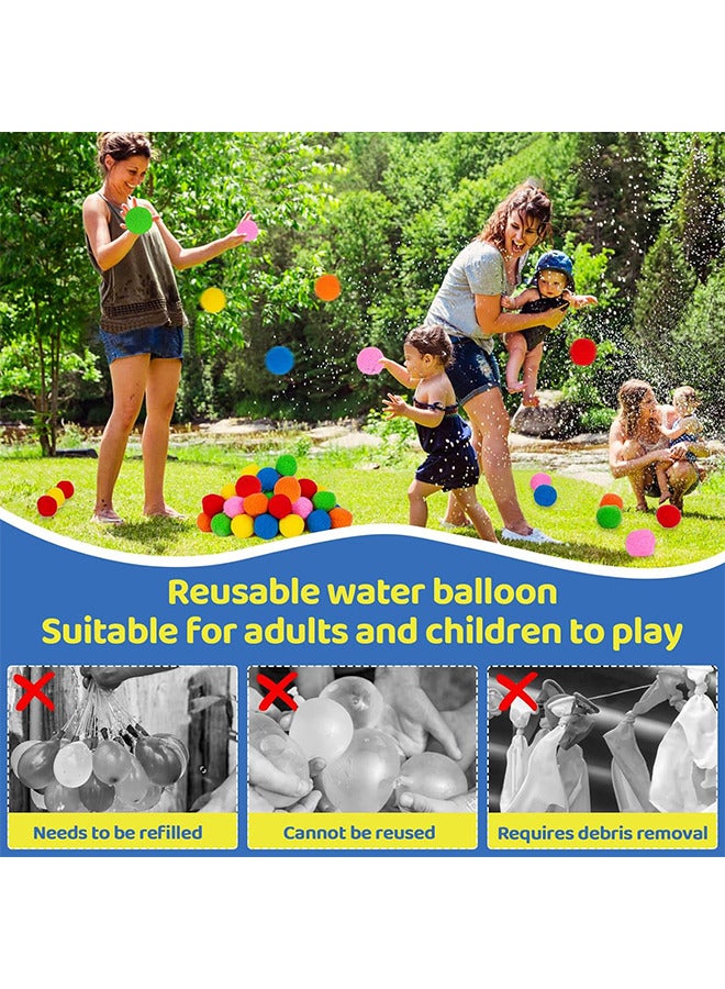 Depend 18PCS Reusable Water Balls Water Soaker Balls For Outdoor Toys And Games, Beach Balls For Kids And Teens Boys And Girls, Summer Activities Balls For Pool And Backyard Fun - Image 3