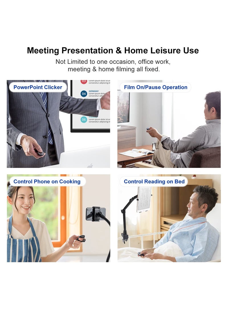 Ergonomic Bluetooth Finger Ring Mouse, 1200 DPI Compact Handheld Mini Mouse Innovative Finger Mouse Wireless Finger Mouse Wearable Remote Mice PPT Slides Compatible with PC Laptop MacOS Windows iOS - Image 5