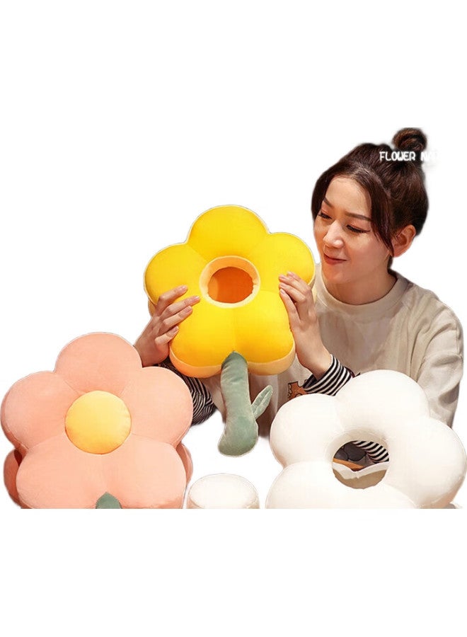 Avivi Aiwei Nap Pillow, Elementary School Student Office Nap Aid, Children'S Prone Sleeping Pillow, Sleeping Hug Pillow, 30*40 Sunflower Yellow - Image 1