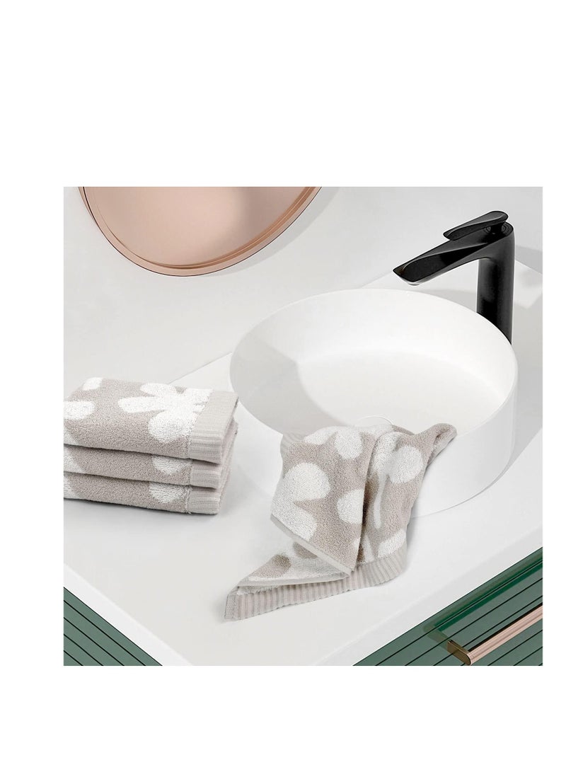 SYOSI Microfiber Washcloths Towels Set, Highly Absorbent and Super Soft Fingertip Towels, Multi-Purpose Wash Cloths for Bathroom, Hotel, Spa, and Gym, 12x12 Inch, Light Gray - Image 5