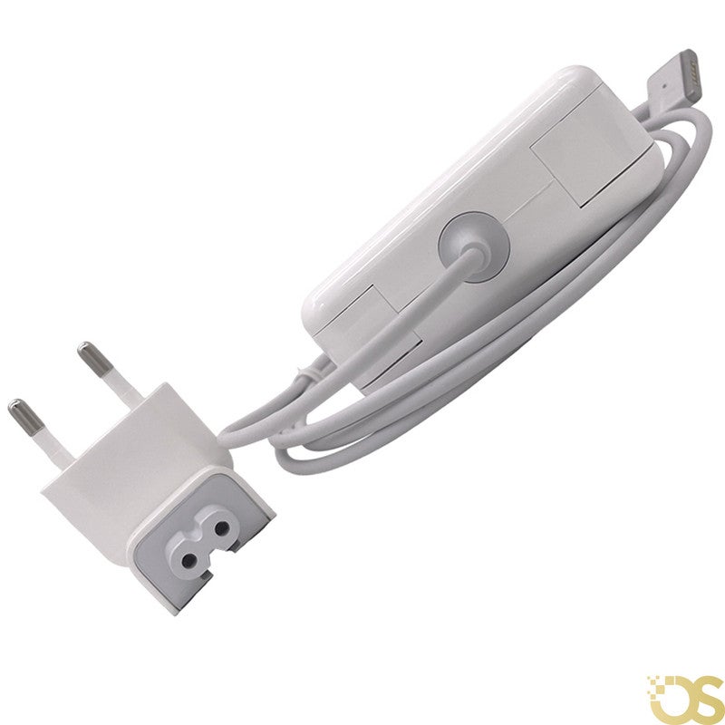 او اس شاحن لاب توب   متوافق مع أجهزة Apple MacBook بقدرة 60 وات بمدخل MagSafe 2، مناسب للأجهزة المتوافقة بنفس المواصفات القياسية، يشمل الأدابتور ومعه كابل الباور  (PLUG)، شحن آمن وسريع وثابت، مع ضمان شهر من شركة OS STORE. - Image 3