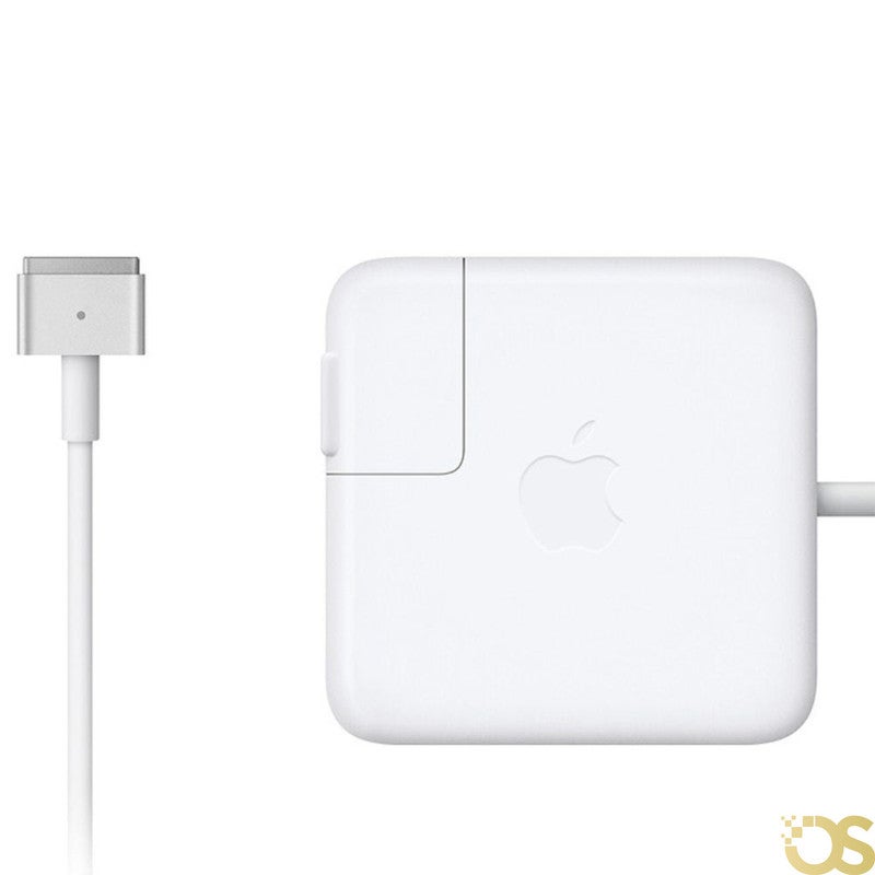 او اس شاحن لاب توب   متوافق مع أجهزة Apple MacBook بقدرة 60 وات بمدخل MagSafe 2، مناسب للأجهزة المتوافقة بنفس المواصفات القياسية، يشمل الأدابتور ومعه كابل الباور  (PLUG)، شحن آمن وسريع وثابت، مع ضمان شهر من شركة OS STORE. - Image 1