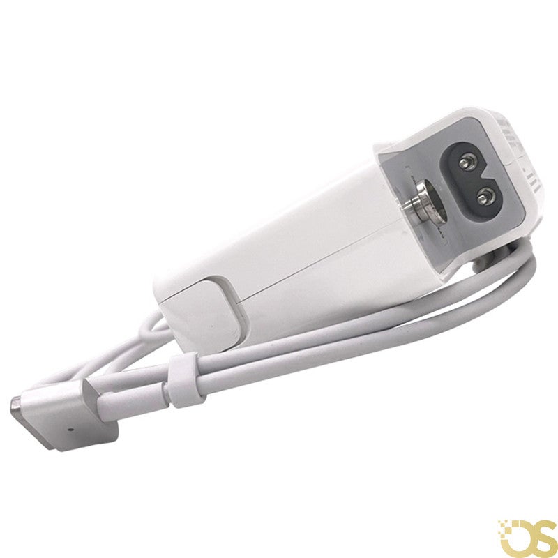 او اس شاحن لاب توب   متوافق مع أجهزة Apple MacBook بقدرة 60 وات بمدخل MagSafe 2، مناسب للأجهزة المتوافقة بنفس المواصفات القياسية، يشمل الأدابتور ومعه كابل الباور  (PLUG)، شحن آمن وسريع وثابت، مع ضمان شهر من شركة OS STORE. - Image 2