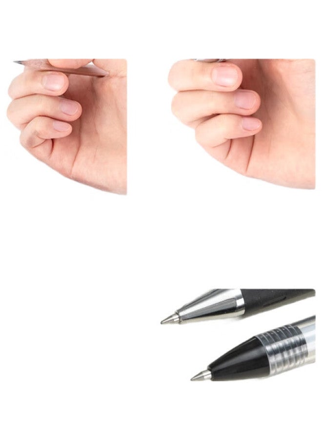 Deli Erasable Retractable Gel Pen Refills, 0.5Mm Bullet Tip, Signature Pen Ink Refills, Black, 20 Pieces/Box, Gt164 - Image 3