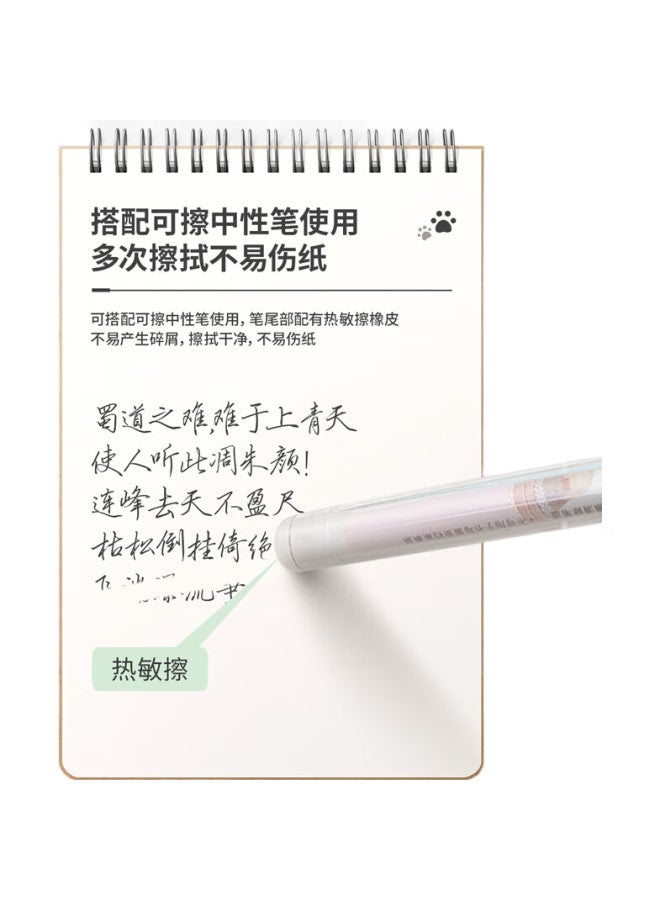 Deli Erasable Retractable Gel Pen Refills, 0.5Mm Bullet Tip, Signature Pen Ink Refills, Black, 20 Pieces/Box, Gt164 - Image 1