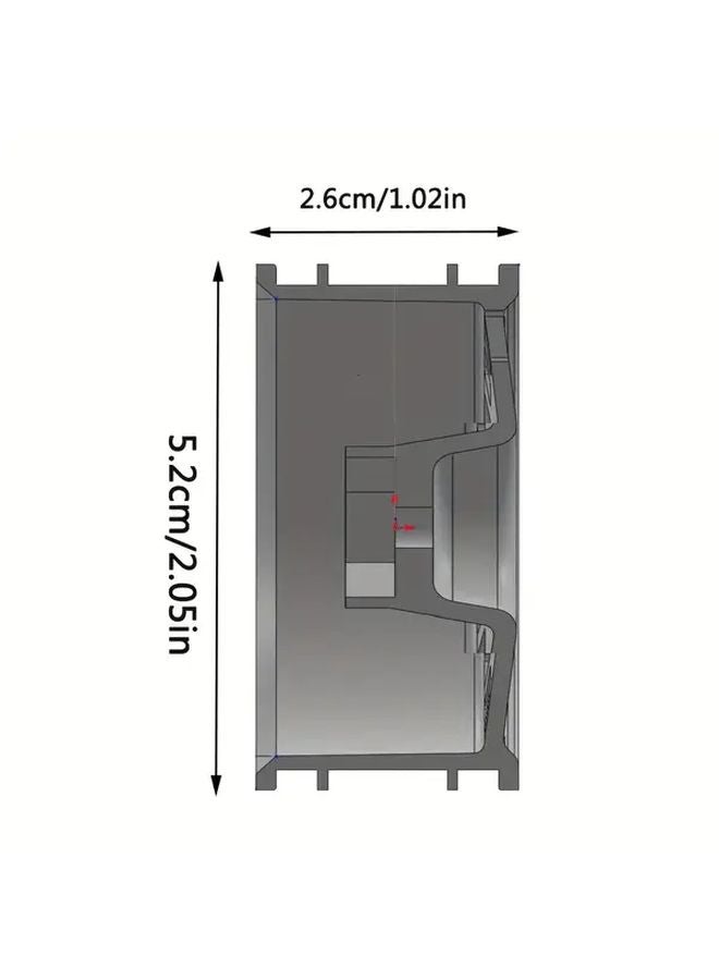 Black 1 10 Scale RC Drift Wheels Heavy Duty Metal Deep Dish 12mm Hex Hub - Image 3