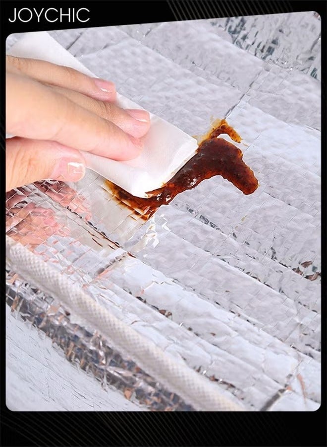 Joychic حقيبة غداء حرارية كبيرة السعة بتصميم كرتوني، مقاومة للتسرب، مع إغلاق بفلاب وسحاب، منظم لحقائب الغداء للمدرسة والسفر والأنشطة الخارجية والنزهات - Image 3