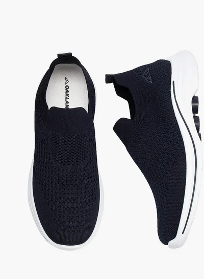 Oaklan by Shoexpress Textured Slip-On Sports Shoes with Pull Tab
