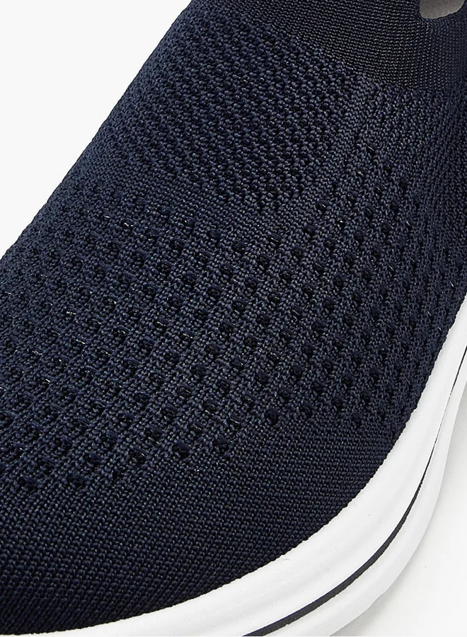 Oaklan by Shoexpress Textured Slip-On Sports Shoes with Pull Tab