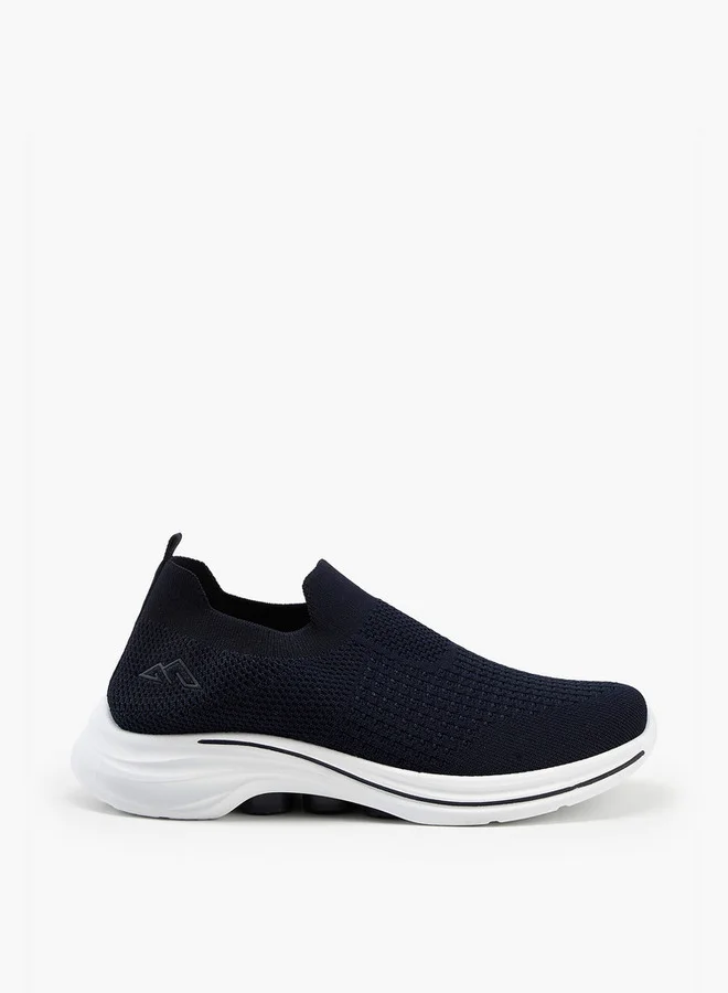 Oaklan by Shoexpress Textured Slip-On Sports Shoes with Pull Tab