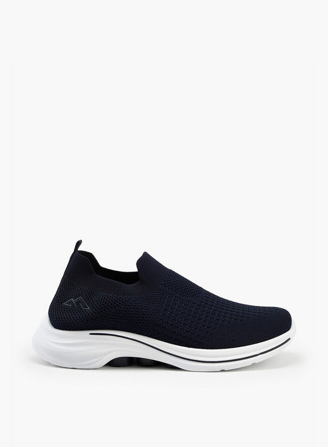Oaklan by Shoexpress Textured Slip-On Sports Shoes with Pull Tab - Image 1
