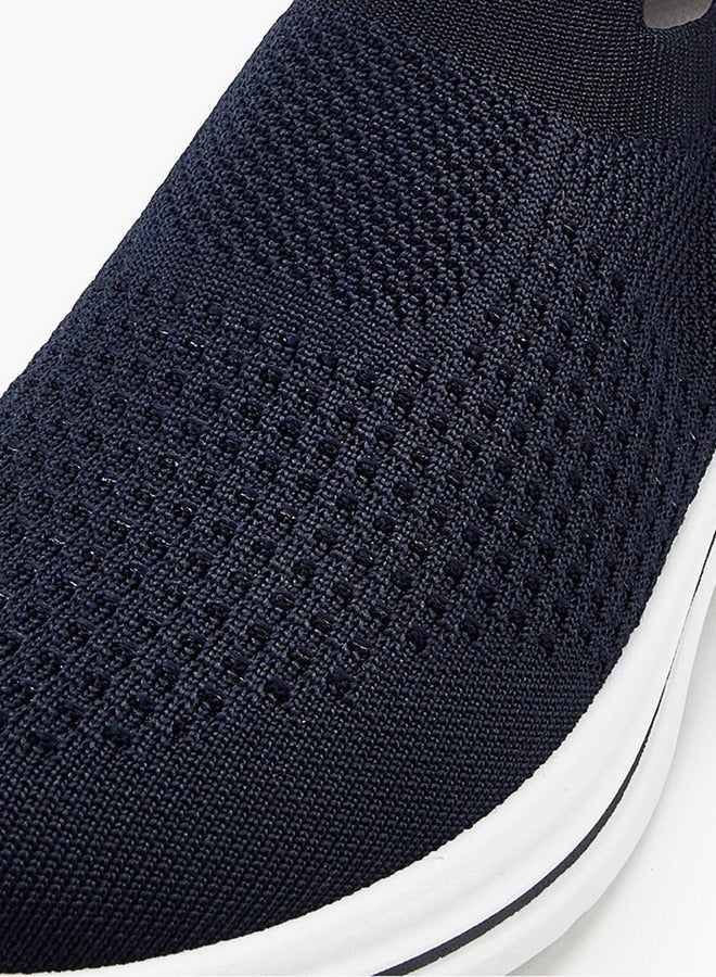 Oaklan by Shoexpress Textured Slip-On Sports Shoes with Pull Tab - Image 5