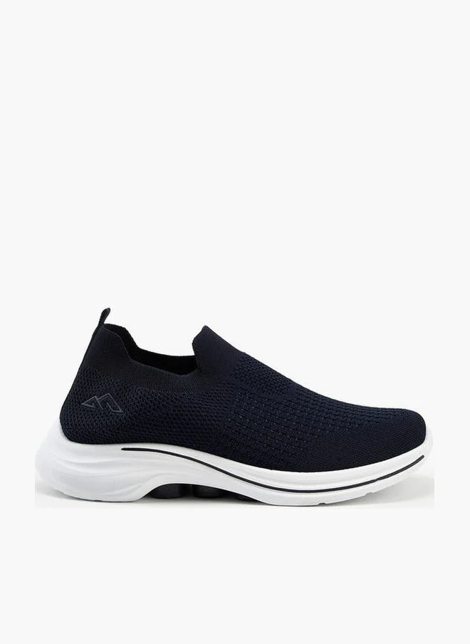Oaklan by Shoexpress Textured Slip-On Sports Shoes with Pull Tab