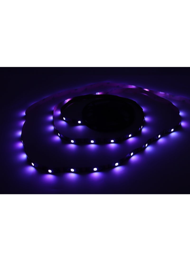 Teso - LED Sound Sync Strip Light 2M Multicolor with Remote Control, USB Powered, Ideal for TV Backlighting, Gaming Room, Bedroom, Indoor Decor and Desktop Computer Decoration - Image 1
