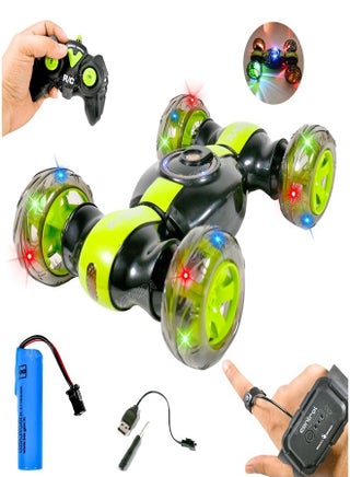 Remote Control Car RC & Watch - Stunt Car Invincible 360 Degree Rolling Vehicle With Lights and Music Twist Car Toy for Kids (Green) - pzsku/Z4BB5E30564759E8C26E5Z/45/1742237507/af3debf2-901e-433a-a540-5c637c78d7e1