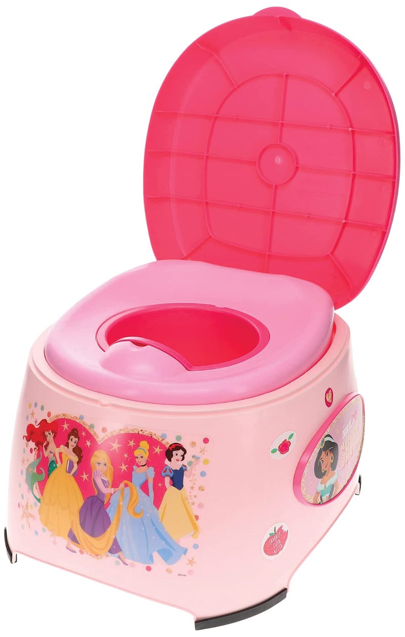 Disney Princess 3in1 Potty Training System for Toilet Training Kids MultiStage Potty Training Floor Potty Detachable Potty Ring Step Stool Toilet Seat for Kids and Toddlers