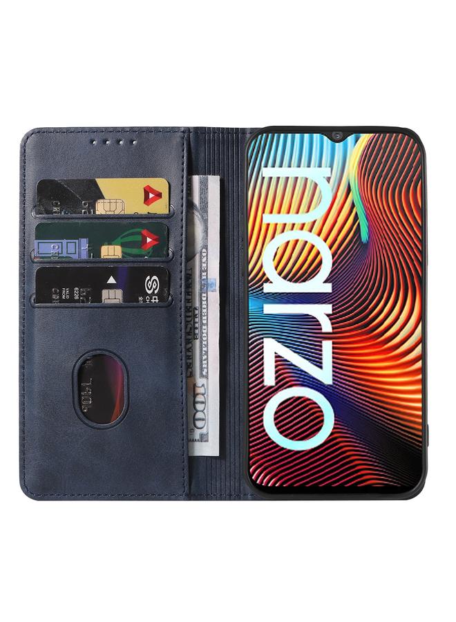 S-TOP Case For Realme Narzo Magnetic Closure Leather Phone Case - Image 3