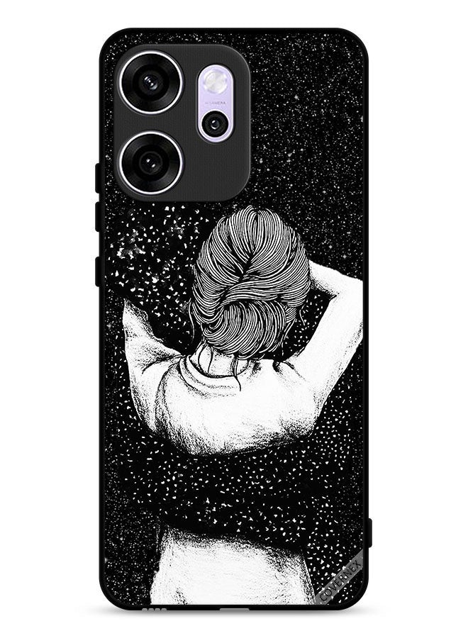 Covernex Oppo Reno14 F Protective Case Cover Night Imagination Of Doodle Girl - Image 1
