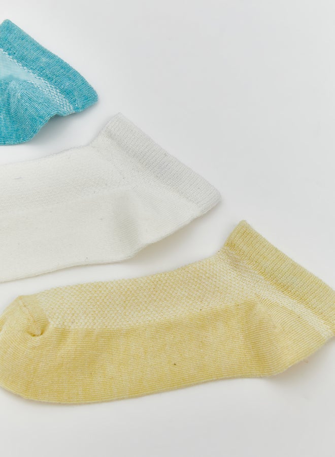 LC WAIKIKI Baby Boys' Basic Bootie Socks 3-pack - Image 2