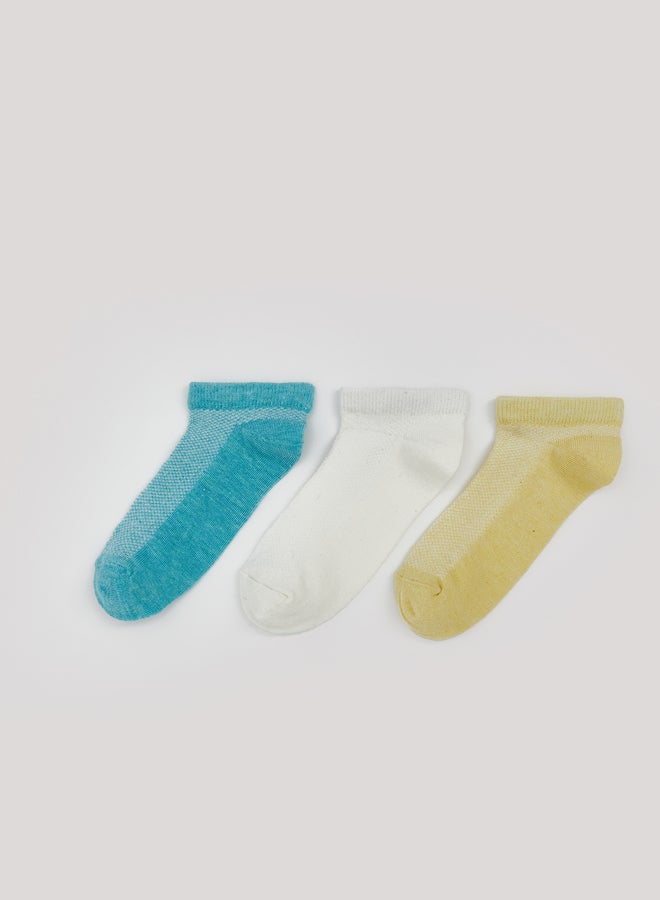 LC WAIKIKI Baby Boys' Basic Bootie Socks 3-pack - Image 1