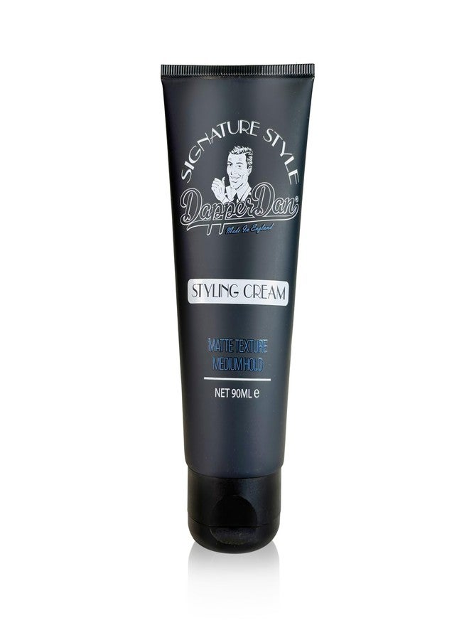 دابر دان كريم تصفيف الشعر دابر دان سيجنتشر ستايل متوسط الثبات، كريم تصفيف شعر للرجال، لمسة نهائية غير لامعة وثبات متوسط، 3.04 أونصة سائلة - Image 1