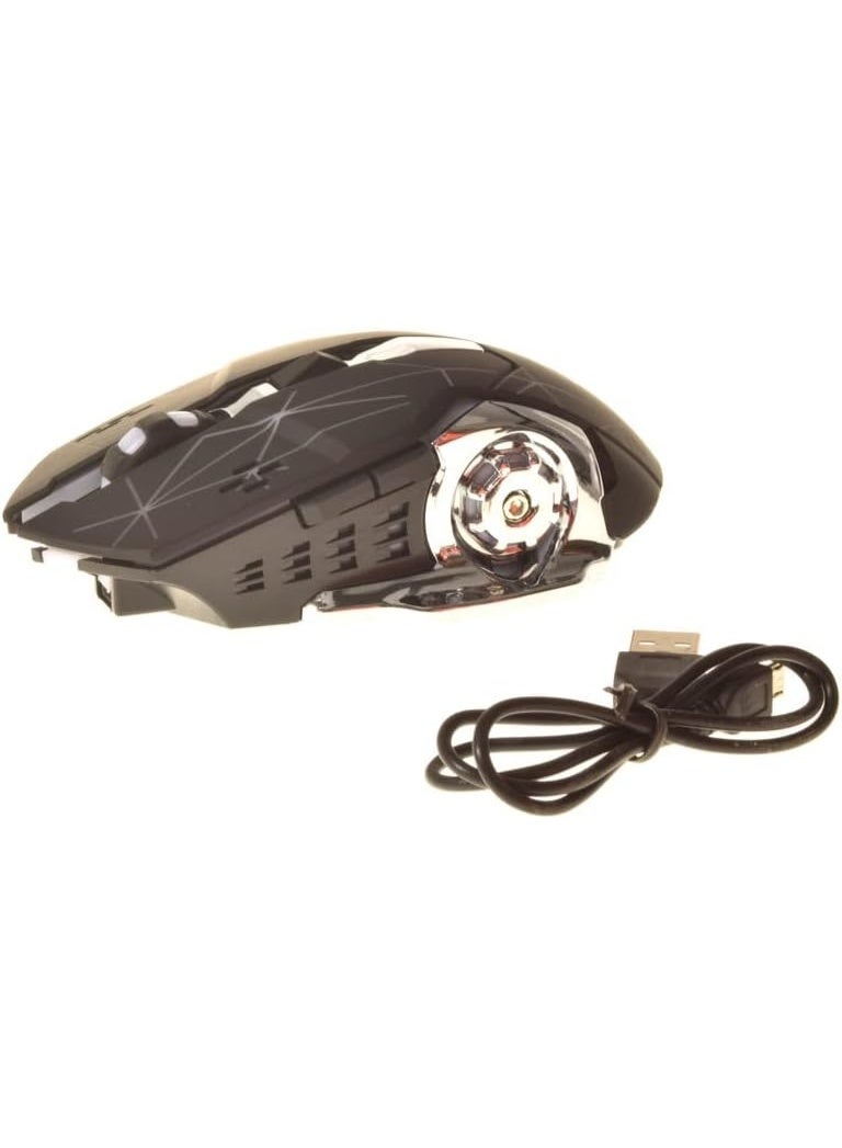 Wireless Gaming Mouse – LED Backlight – Scroll Wheel & Programmable Buttons – Ergonomic & High-Precision - Image 3