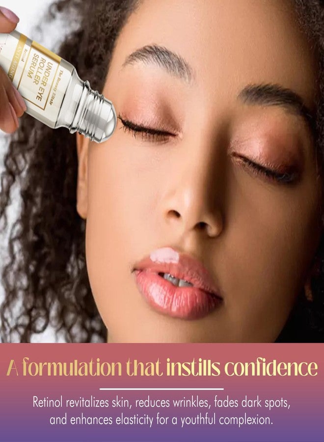 The Beauty Elixir Beauty Elixir Retinol Under Eye Roller Serum - Anti-Aging, Reduces Puffiness & Brightens Eyes - Dermatologist Tested, Clean Beauty & Natural Ingredients for All Skin Types - 1 Fl. Oz - Image 3