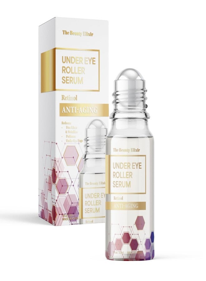 The Beauty Elixir Beauty Elixir Retinol Under Eye Roller Serum - Anti-Aging, Reduces Puffiness & Brightens Eyes - Dermatologist Tested, Clean Beauty & Natural Ingredients for All Skin Types - 1 Fl. Oz - Image 1