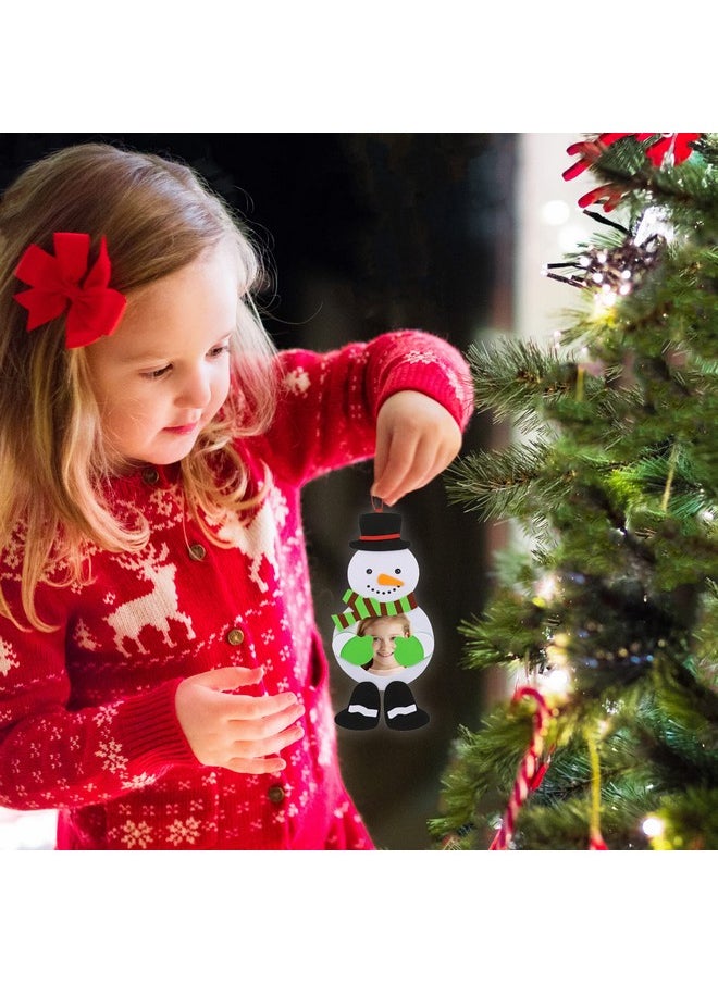 4E's Novelty 4E's Novelty Foam Kids Christmas Picture Frame Ornament Craft (12 Pack) Bulk Christmas Crafts for Kids Ages 4-8, 8-12 & Toddlers DIY Party Acitvity  - Image 2