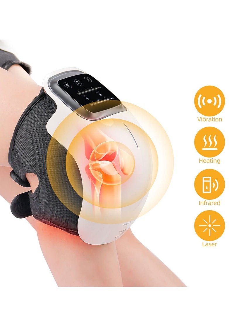 Generic Laser Knee Massager, Heating Physiotherapy Instrument Shoulder/Elbow/Knee Vibration Massage Rehabilitation Pain Relief  - Image 2