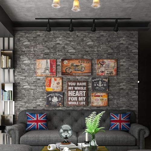 Barebeauty Wall Stickers Wallpaper PE Foam Brick Design DIY Decal (70 x 77 cm) 3D Frames PVC DIY Self Adhesive (Pack of 05) - Image 2