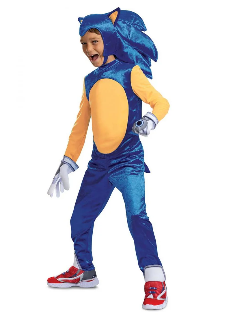 بارتي سينتر Deluxe Sonic Costume for Kids, Official Sonic Prime Costume and Headpiece