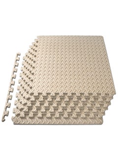 Beige - 1/2 Inch - 48 Sq Ft - 12 Tiles