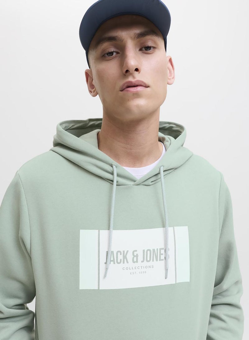 JACK & JONES Jjhayato Sweat Hood Bts Ln - Image 5