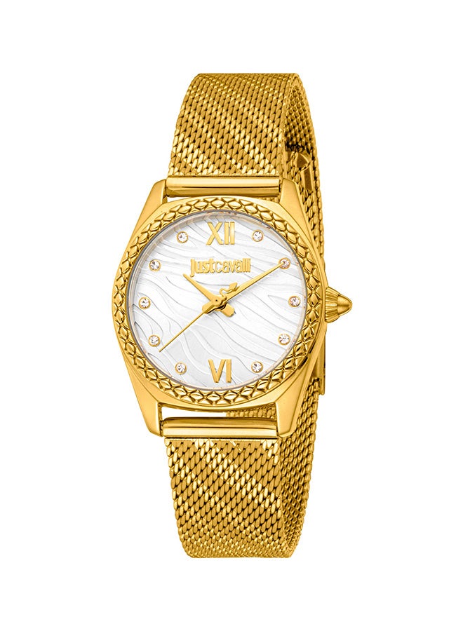 Just Cavalli ساعة ليدي لوسترو Jc1L313M0025 - ساعة كوارتز نسائية من الفولاذ المقاوم للصدأ بثلاثة عقارب - Image 1