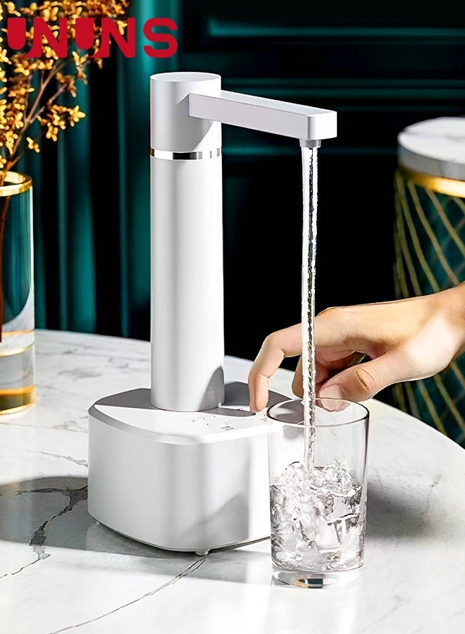 UNUNS Water Dispenser For 5 Gallon Bottle,Intelligent Desktop Water Bottle Dispenser,Dual-Purpose Automatic Water Pump For Universal Bottle,Water Jug Dispenser Suitable For Home,Office,Outdoor  - Image 1