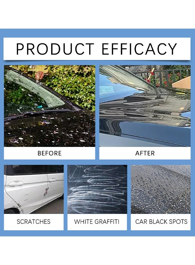 Homonth Car Coating Agent Spray, Ceramic Coating Polish Spray Wax, Oil Film Emulsion Glass Cleaner, Quick Effect Coating Agent, Quickly Coat Car Wax Polish Spray Waterless Wash, Nano Coating For Cars, 120ML - Image 5