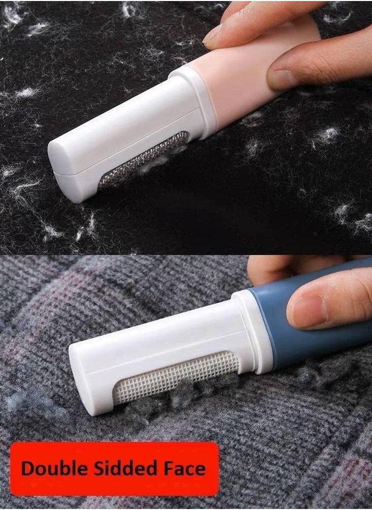 Generic R&J Double Sided Uproot Lint Cleaner Pro | Travel Pocket Size Manual Reusable Portable Lint Removers Tool | No More Lint on Fabrics & Wool | Pet Cat & Dog Hair Remover 1pc (Assorted Colors)  - Image 5