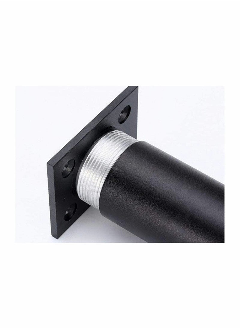 4-Pack Aluminum Alloy Furniture Cabinet Adjustable Feet Metal Round Sofa Bed Foot Legs Support with Screws, 3-Inch Height 1.5-Inch Diameter, Black - Image 4