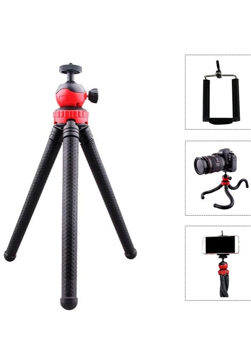 ELTRAZONE Flexible Tripod，12 Inch Phone Tripod for iPhone and Android Phone, Action Camera Tripod for GoPro Canon Nikon DSLR - Image 2