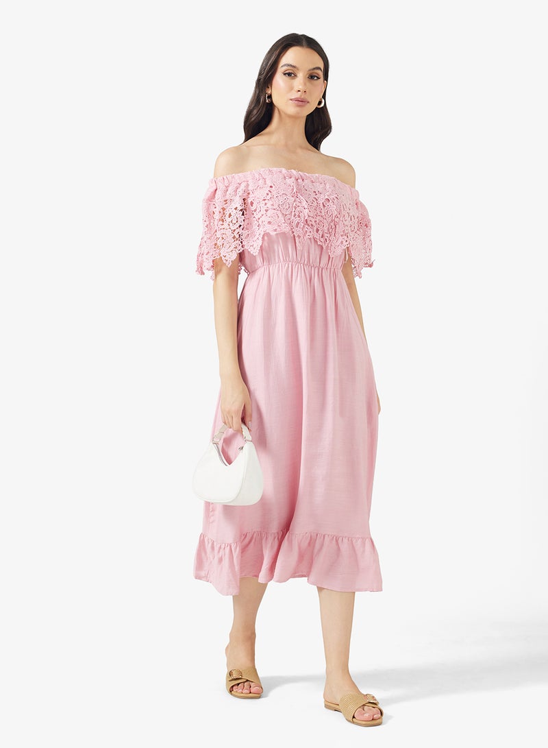 ELLA Off Shoulder Dress - Image 1