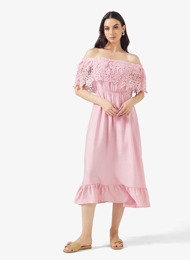 Ella  Off Shoulder Dress for Women | Best Price UAE