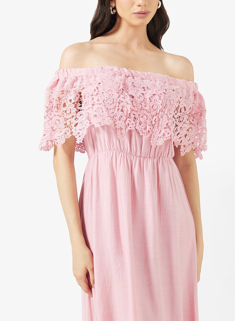 ELLA Off Shoulder Dress - Image 3
