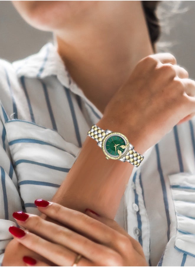 MARTINI - Round Snake Green Dial Analog Watch - Image 1